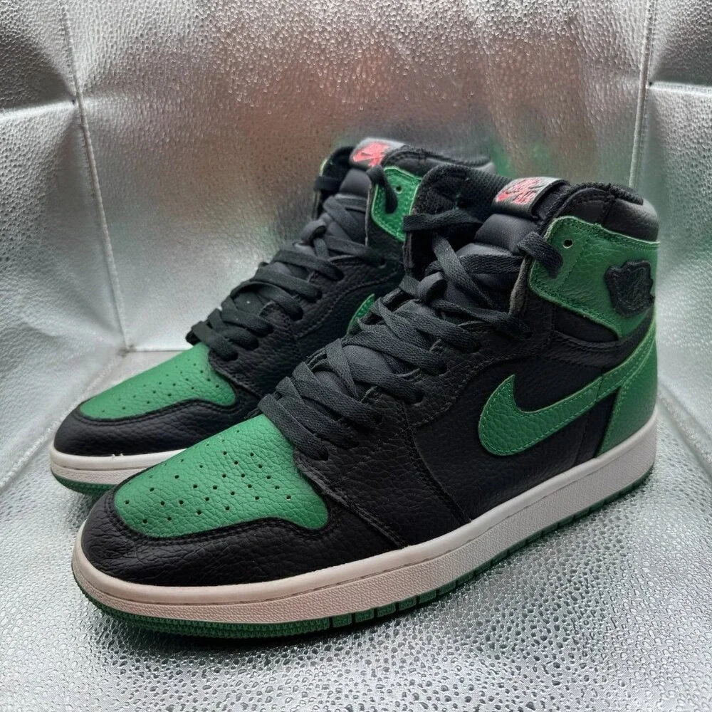 Size 10 Air Jordan 1 Retro OG High Pine Green 2.0 Mens Sneaker Shoe 555088-030